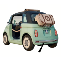 Baguette de pare choc arrière origine voiture sans permis Fiat Topolino