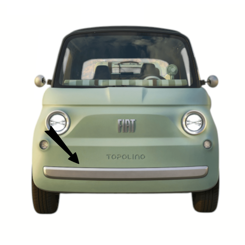 Baguette de pare choc avant origine voiture sans permis Fiat Topolino