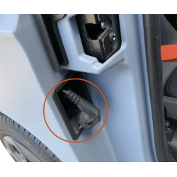 Couvercle boîte rangement voiture sans permis Fiat Topolino